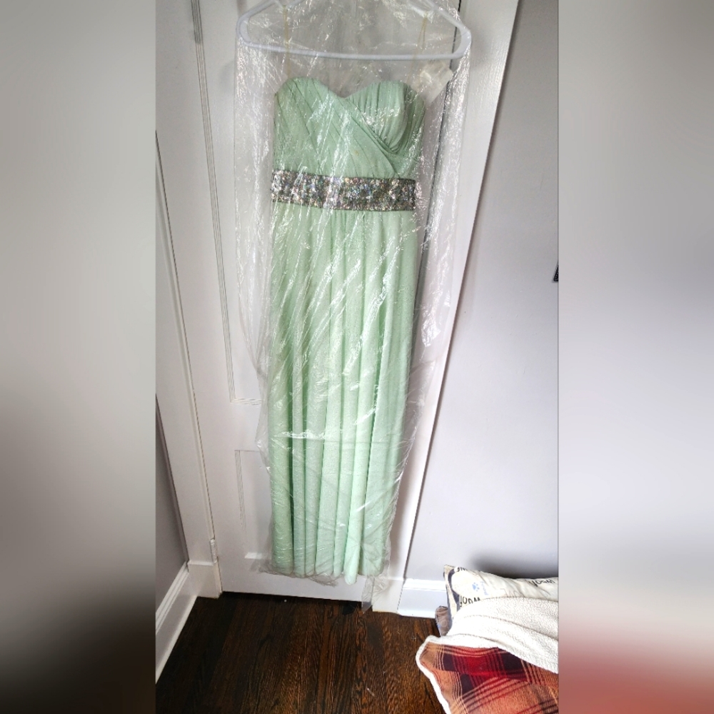 Mint Green Prom Dress
